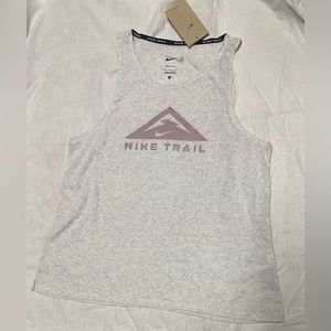 NEW Nike Trail Dri-FIT Slim-fit Sport Luxe Tank